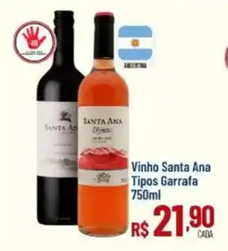 Max Atacadista Vinho Santa Ana Tipos Garrafa oferta