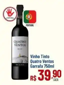 Max Atacadista Vinho tinto quatro ventos garrafa oferta