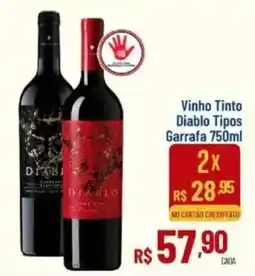 Max Atacadista Vinho Tinto Diablo Tipos Garrafa oferta