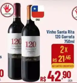 Max Atacadista Vinho Santa Rita 120 oferta