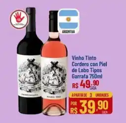 Max Atacadista Vinho Tinto Cordero con Piel de Lobo Tipos Garrafa oferta