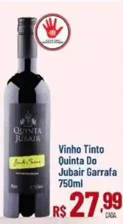 Max Atacadista Vinho Tinto Quinta Do Jubair Garrafa oferta