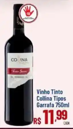 Max Atacadista Vinho Tinto Collina Tipos Garrafa oferta