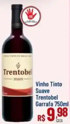 Max Atacadista Vinho Tinto Suave Trentobel oferta