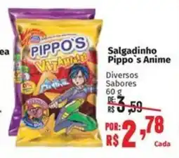 Supermercados Mateus Salgadinho Pippo's Anime Diversos Sabores oferta
