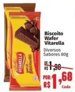 Supermercados Mateus Biscoito Wafer Vitarella oferta