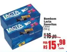 Supermercados Mateus Bombom Lacta Favoritos oferta