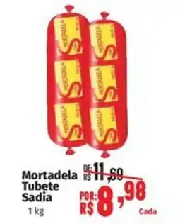 Supermercados Mateus Mortadela Tubete Sadia oferta