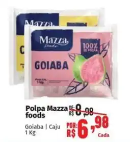 Supermercados Mateus Polpa Mazza foods oferta