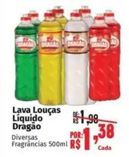 Supermercados Mateus Lava Louças Líquido Dragão oferta