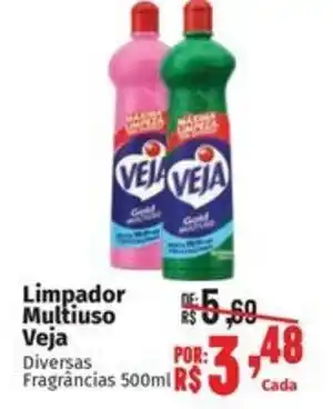 Supermercados Mateus Limpador Multiuso Veja oferta