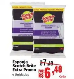 Supermercados Mateus Esponja Scotch Brite Extra Promo oferta