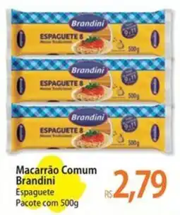 Atacadão Macarrão Comum Brandini oferta