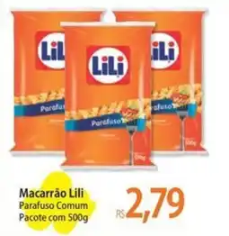 Atacadão Macarrão Lili Parafuso Comum Pacote oferta