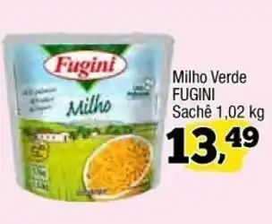 Amarelinha supermercados Milho Verde Fugini Sache 1.02kg oferta