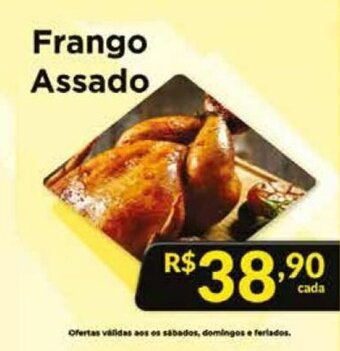 Amarelinha supermercados Frango Assado oferta