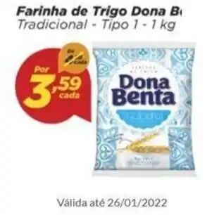 Dia Farinha de trigo Dona Benta 1kg oferta