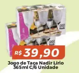 Mart Minas Jogo de Taça Nadir Lírio C/6 Unidade oferta