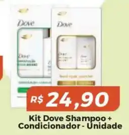 Mart Minas Kit Dove Shampoo + Condicionador - Unidade oferta