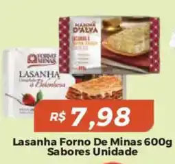 Mart Minas Lasanha Forno De Minas Sabores Unidade oferta