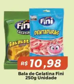 Mart Minas Bala de Gelatina Fini Unidade oferta