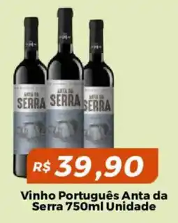 Mart Minas Vinho Português Anta da Serra Unidade oferta