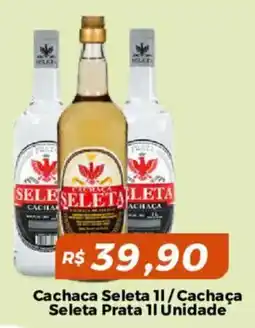 Mart Minas Cachaca Seleta /Cachaça Seleta Prata Unidade oferta