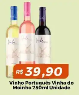 Mart Minas Vinho Português Vinha do Moinho Unidade oferta