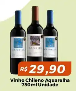Mart Minas Vinho Chileno Aquarelha Unidade oferta