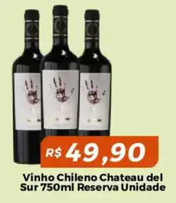 Mart Minas Vinho Chileno Chateau del Sur Reserva Unidade oferta
