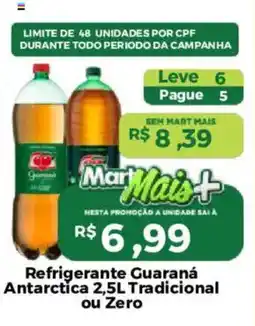 Mart Minas Refrigerante Guaraná Antarctica Tradicional ou Zero oferta