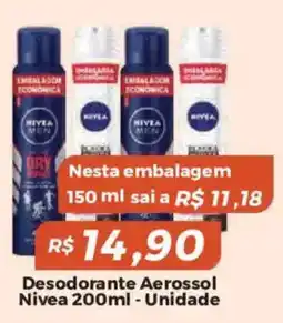 Mart Minas Desodorante Aerossol Nivea Unidade oferta
