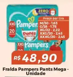 Mart Minas Fralda Pampers Pants Mega - Unidade oferta