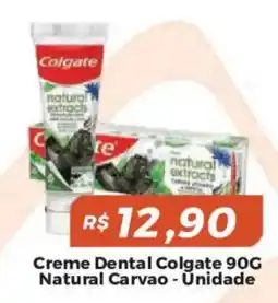 Mart Minas Creme Dental Colgate Natural Carvao - Unidade oferta