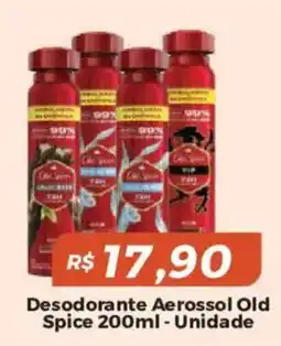 Mart Minas Desodorante Aerossol Old Spice Unidade oferta