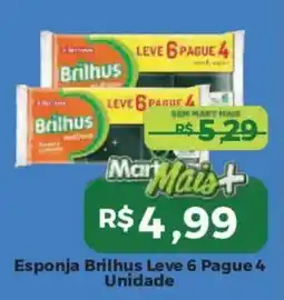 Mart Minas Esponja Brilhus oferta