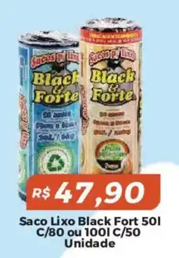 Mart Minas Saco Lixo Black Fort oferta