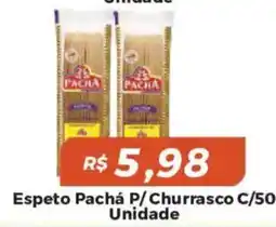Mart Minas Espeto Pachá P/Churrasco C/50 Unidade oferta
