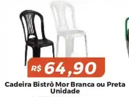 Mart Minas Cadeira Bistrô Mor Branca ou Preta Unidade oferta