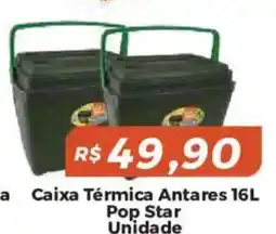 Mart Minas Preta Caixa Térmica Antares Pop Star Unidade oferta