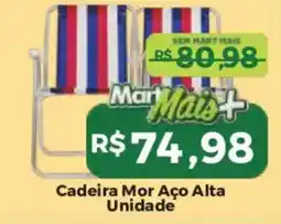 Mart Minas Cadeira Mor Aço Alta Unidade oferta