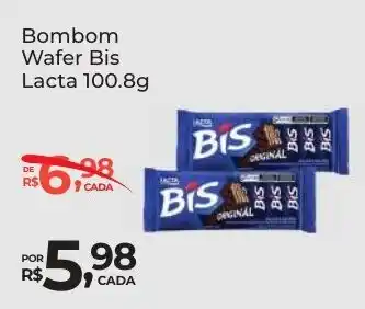 Super Luna Bombom Wafer Bis Lacta oferta