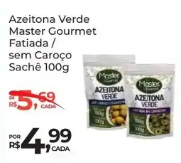 Super Luna Azeitona Verde Master Gourmet Fatiada / sem Caroço Sachê oferta