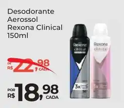 Super Luna Desodorante Aerossol Rexona Clinical oferta