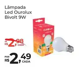 Super Luna Lâmpada Led Ourolux Bivolt 9W oferta