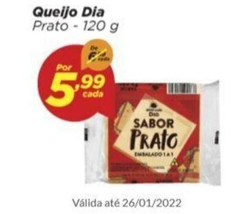 Dia Queijo Dia 120g oferta
