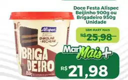 Mart Minas Doce Festa Alispec Beijinho ou Brigadeiro Unidade oferta