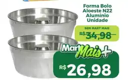 Mart Minas Forma Bolo Aloeste N22 Alumínio Unidade oferta