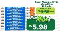 Mart Minas Papel Alumínio Wyda 45cm X 4m Unidade oferta