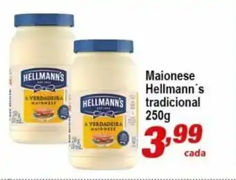 Maionese Hellmann's tradicional 250g